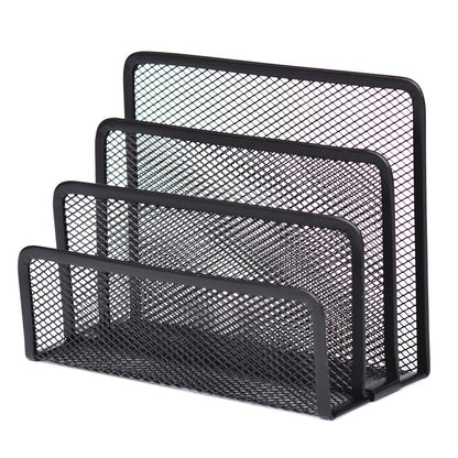 Book Shelves Desk-Organizer Office Mesh Home Metal