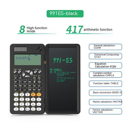 2 In 1 Foldable Scientific Calculators Handwriting Desk Scientific Calculators