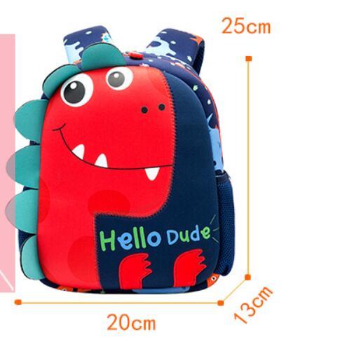 Cartoon Cute Dinosaur School Bag